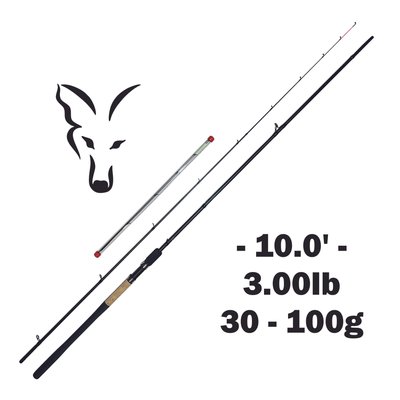 Spinning rod FOX Fider Rage 10' M 3.05m 30-100g FRM10 фото
