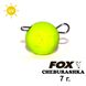 Poids en plomb "Cheburashka" FOX 7g lemon UV (1 pièce) Chebur_Lemon_7UV фото 1