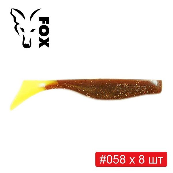 Set silicone FOX ABYSS 9 cm #A2 - 6 colors x 8 pcs = 48 pcs 185641 фото