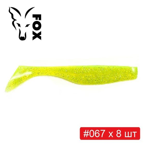 Set silicone FOX ABYSS 9 cm #A2 - 6 colors x 8 pcs = 48 pcs 185641 фото