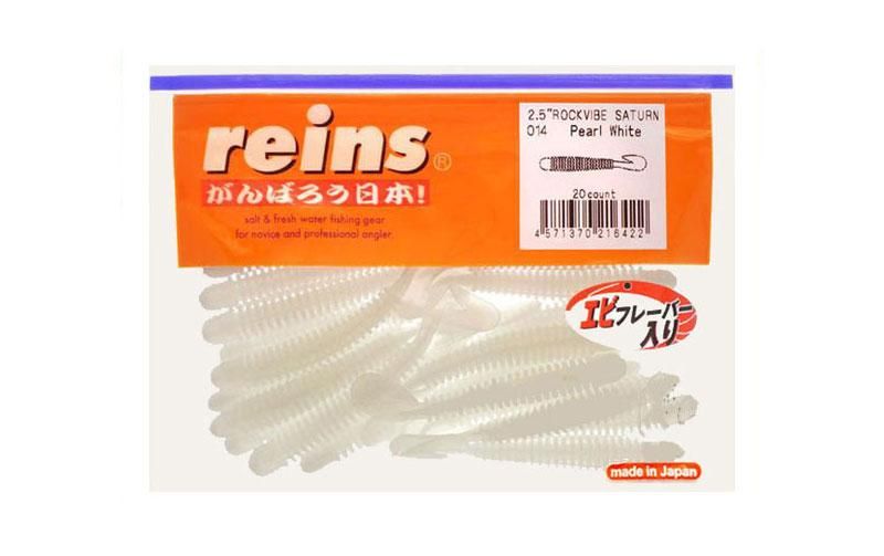 Silicone vibrating tail Reins Rockvibe Saturn 2.5" #014 Pearl White (edible, 20 pcs) 6494 фото