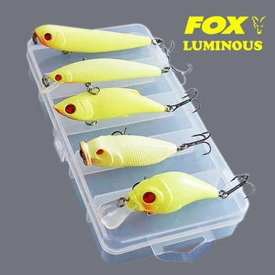 Набор воблеров FOX Luminous Minnow Kit (5 шт приманок + коробка) 267146 фото