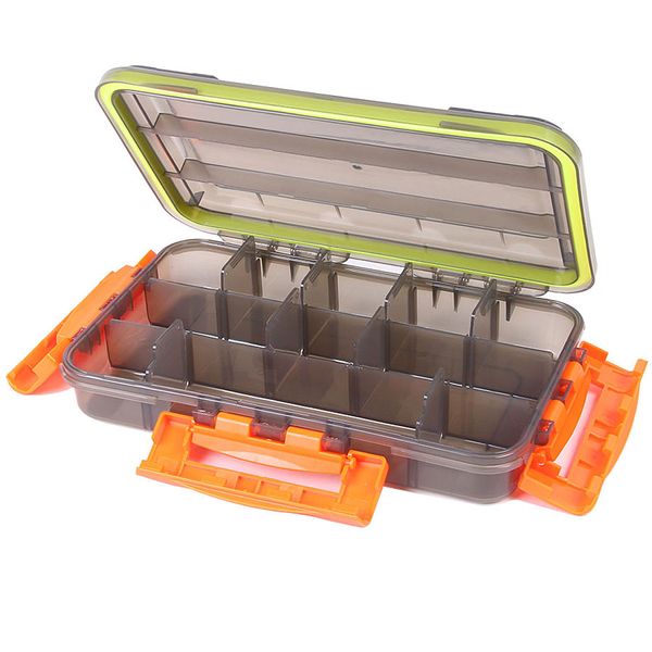 FOX Waterproof Storage Box, 27*17*5.3cm, 356g, Gris/Naranja FXWTRPRFSTRGBX-27X17X5.3-Grey/Orange фото