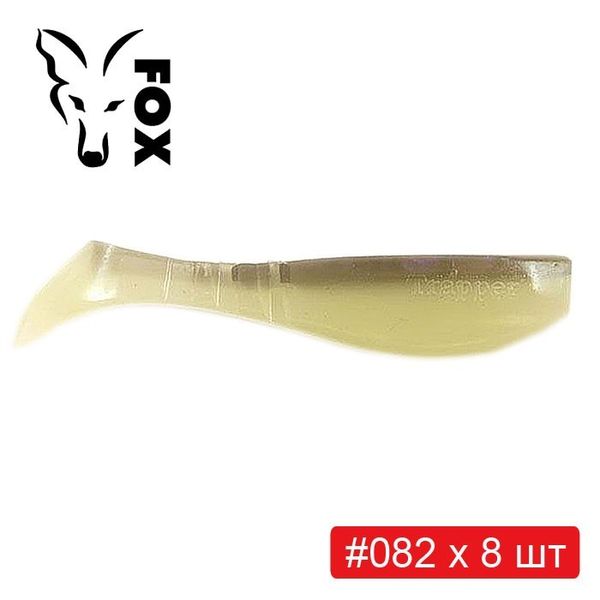 Set silicone FOX TRAPPER 8 cm #T5 - 6 colors x 8 pcs = 48 pcs 218855 фото