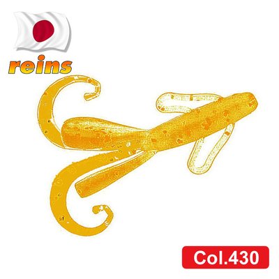 Silicone crayfish for microjig Reins Tiny Hog 2" #430 Motor Oil Gold FLK (edible, 10 pcs) 6840 фото