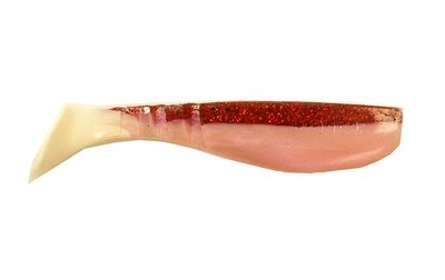 Silicone vibrating tail FOX 10cm Trapper #018 (electric pink perlamutr) (1 piece) 260462 фото