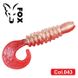 Silicone twister for microjig FOX 3.5cm Krill #043 (red perlamutr) (edible, 10 pcs) 5922 фото 1