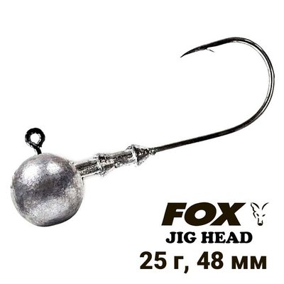Lead Jig Head FOX hook #5/0 25g (1pz) 8546 фото