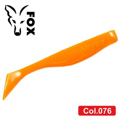 Силиконовый виброхвост FOX 9см Abyss #076 (морковь) (1шт) 260050 фото