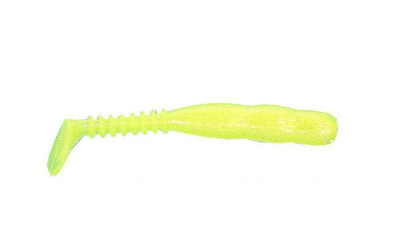 Silicone vibrating tail for micro jig Reins Rockvibe Shad 2" #015 Chart Pearl (edible, 20 pcs) 6683 фото
